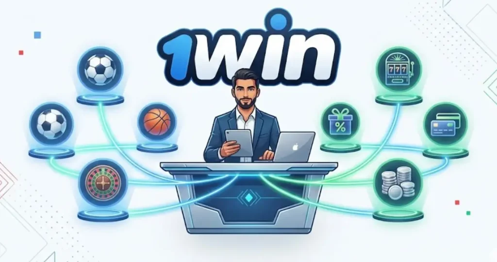 1win Azərbaycan: onlayn mərc və kazino platforması haqqında ümumi icmal banneri