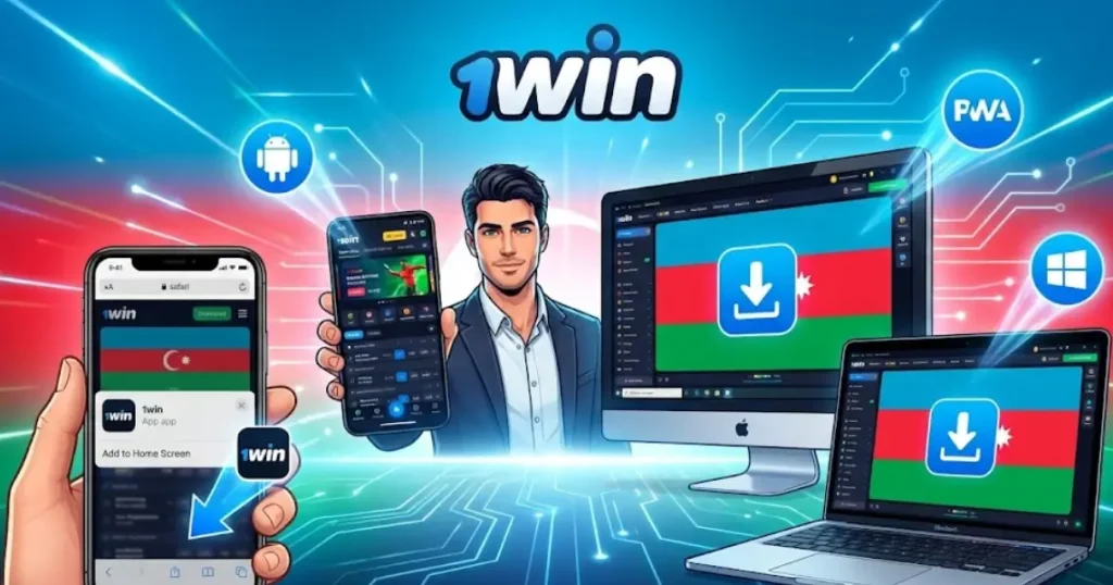 1win Azərbaycan kazino platforması: minlərlə slot maşını, crash oyunları və canlı kazino atmosferini əks etdirən əsas banner