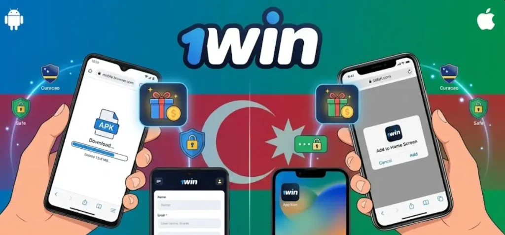 1win Azərbaycan mobil tətbiqi yükləmə səhifəsi: Android və iOS üçün quraşdırılma qaydaları, Curacao lisenziyası və xoş gəldin bonusu